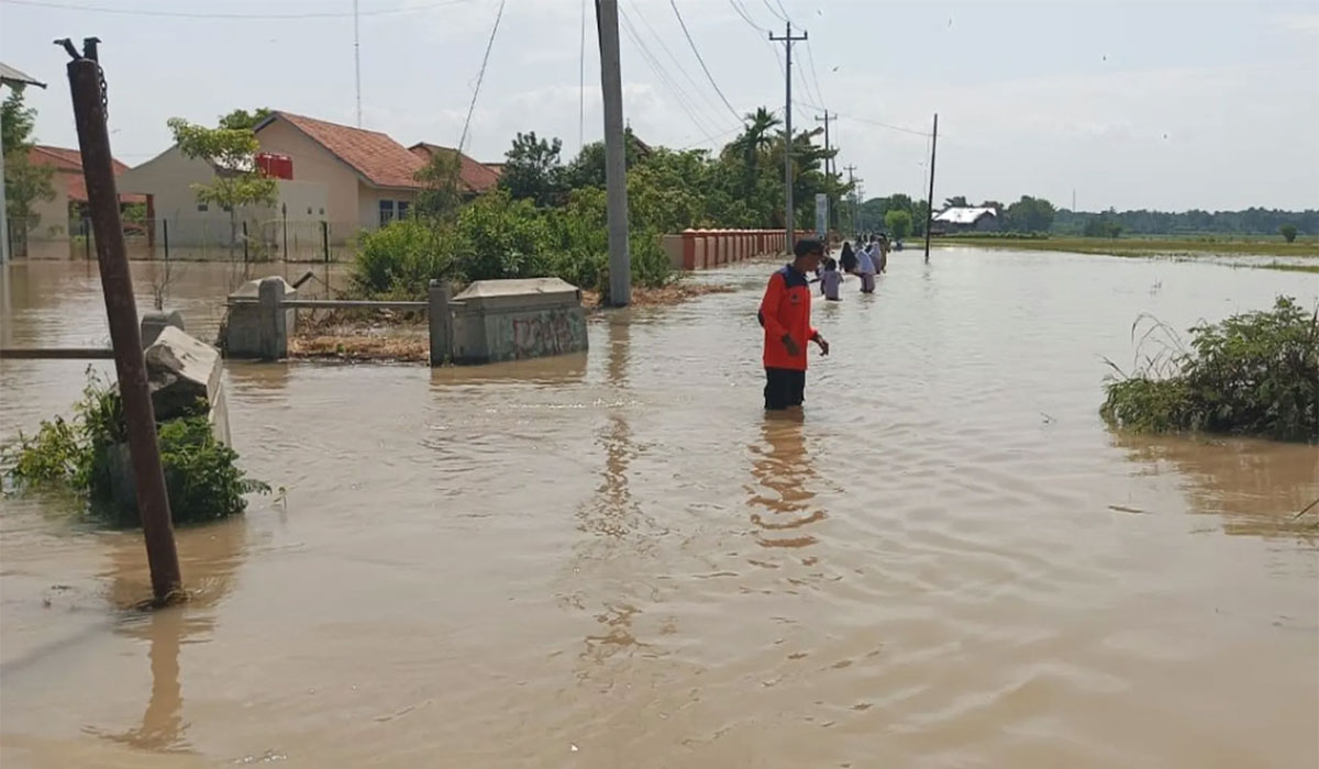 Banjir Bandang Hantam Brebes! Ratusan Rumah dan Jalan Ikut Terendam