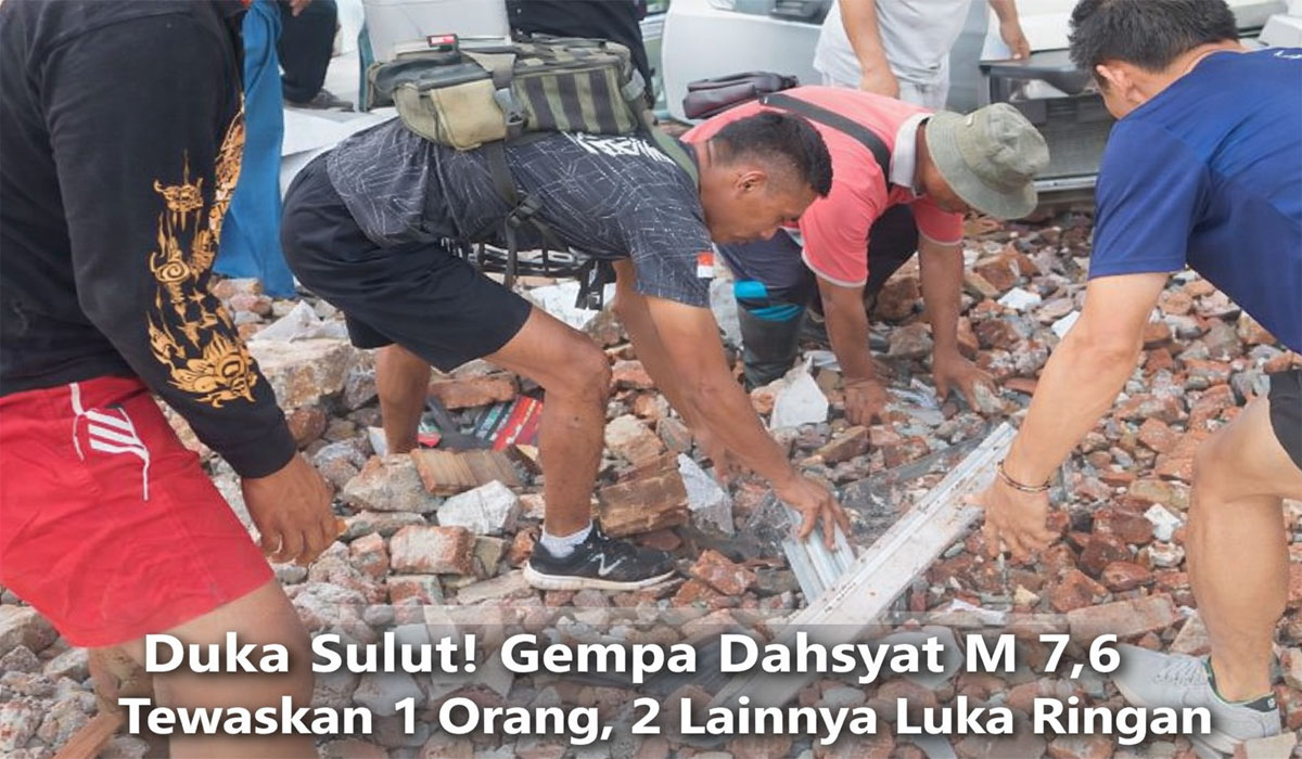 Duka Sulut! Gempa Dahsyat M 7,6 Tewaskan 1 Orang, 2 Lainnya Luka Ringan